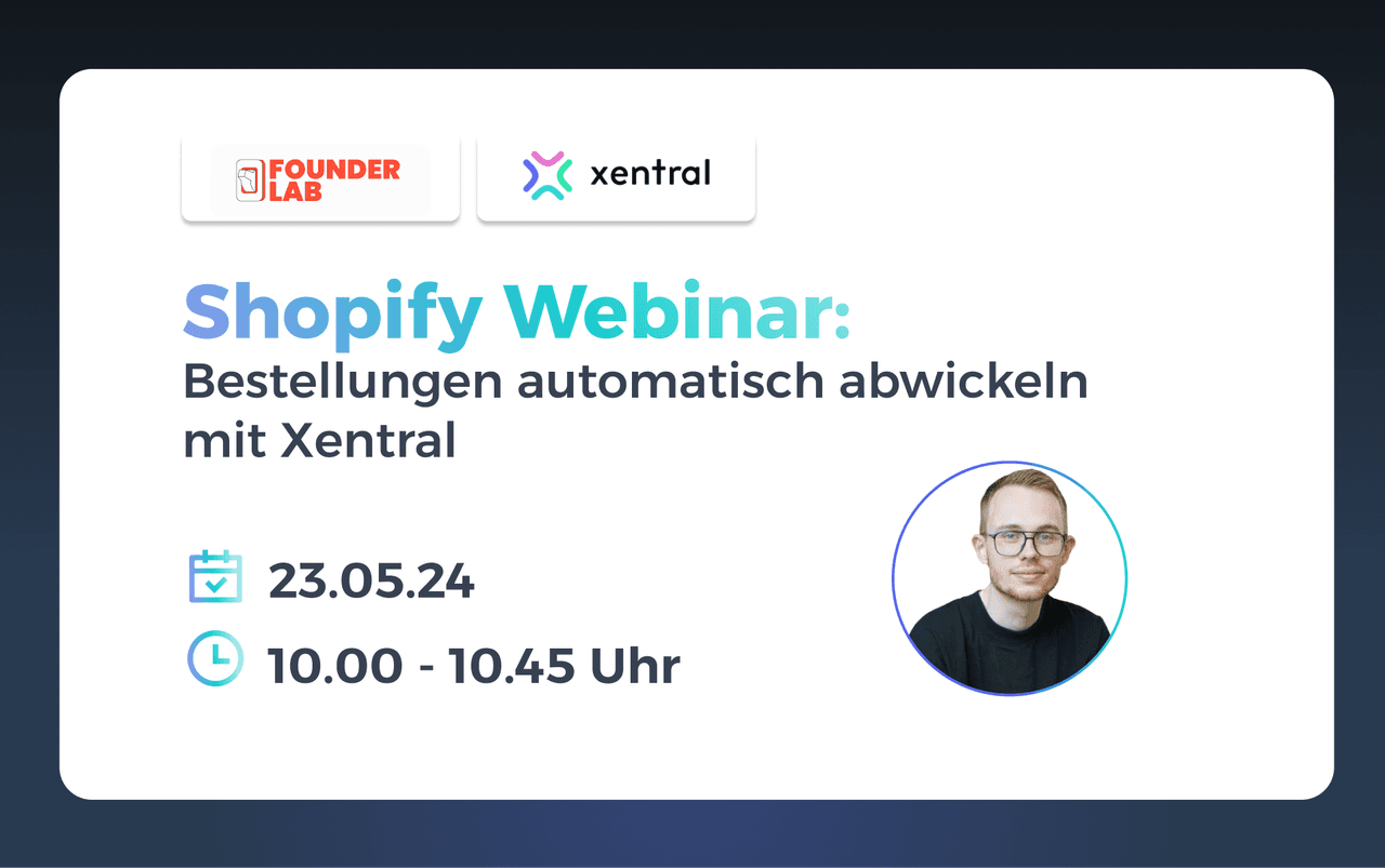Shopify Webinar Banner Order management automation