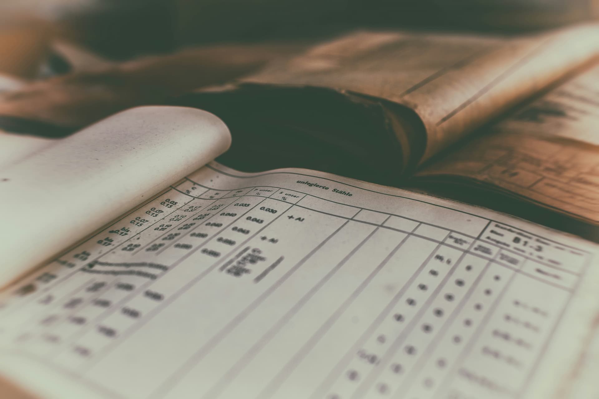 Tabelle zur Lagerverwaltung mit Bestandsdaten für Meldebestand.