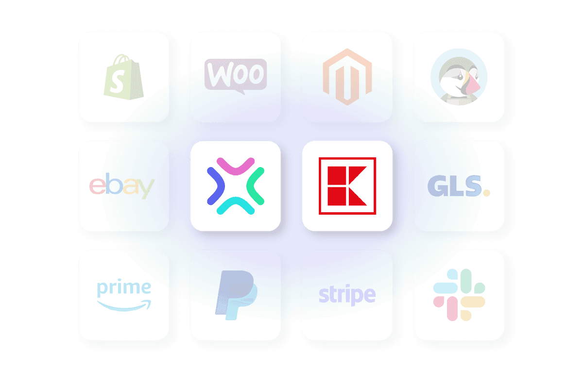 Xentral Kaufland Integration Logo Header