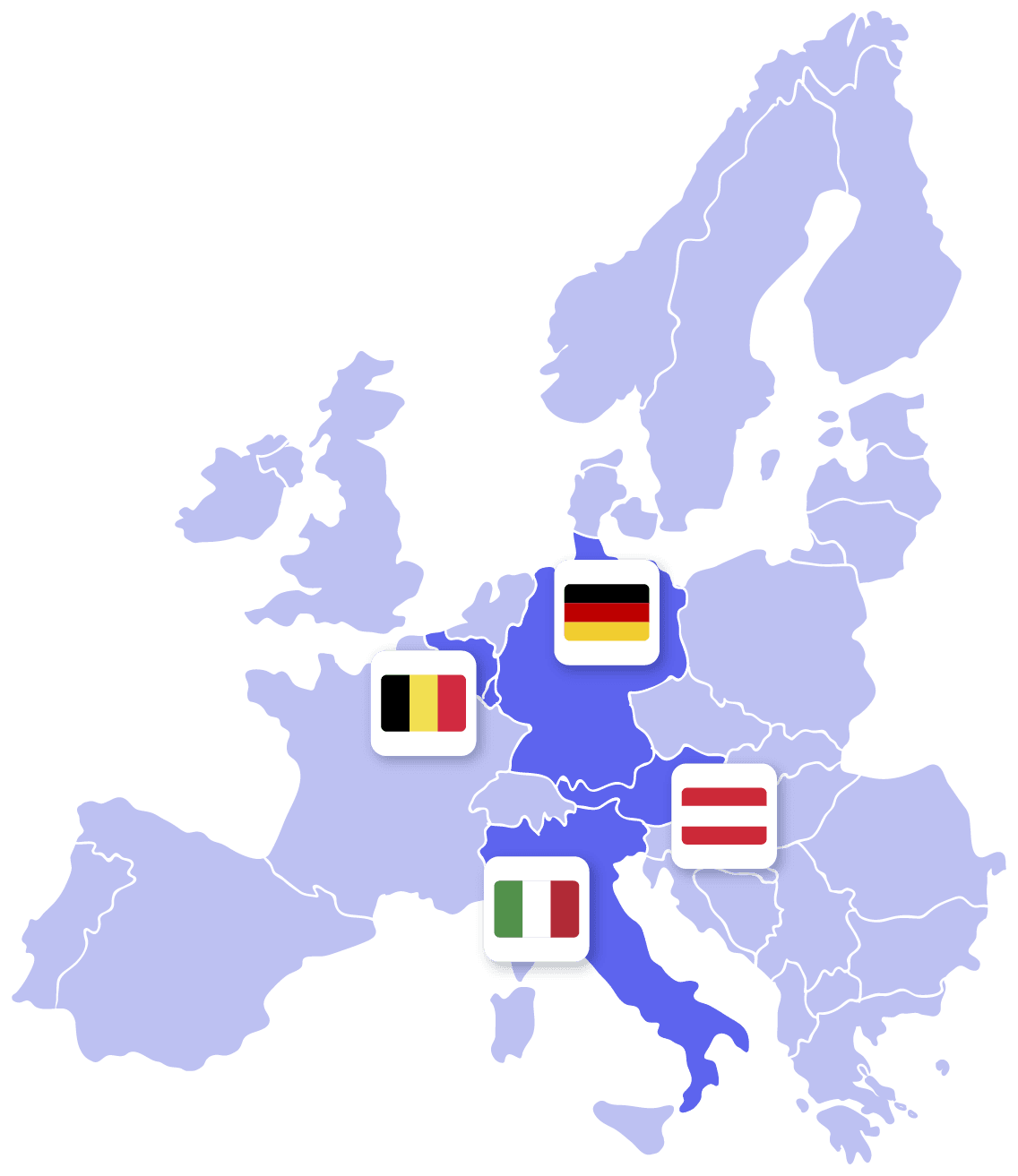 Illustration for Sell throughout Europe