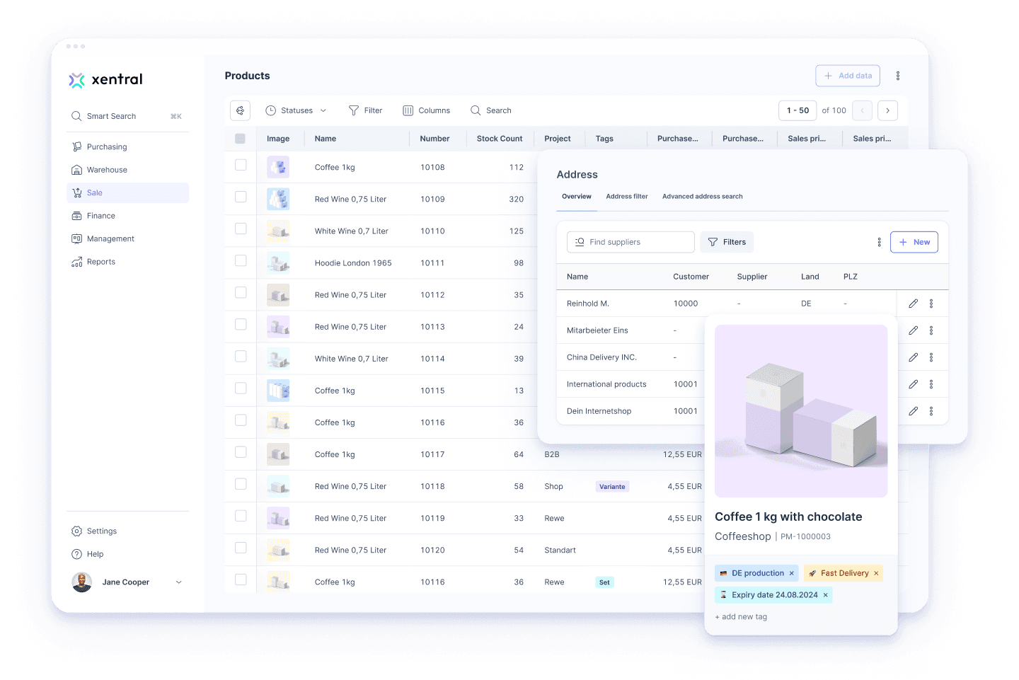 Xentral Product Screenshot