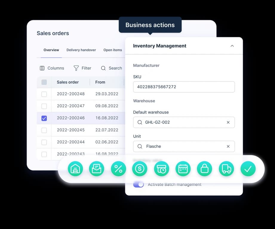 Illustration for Order management