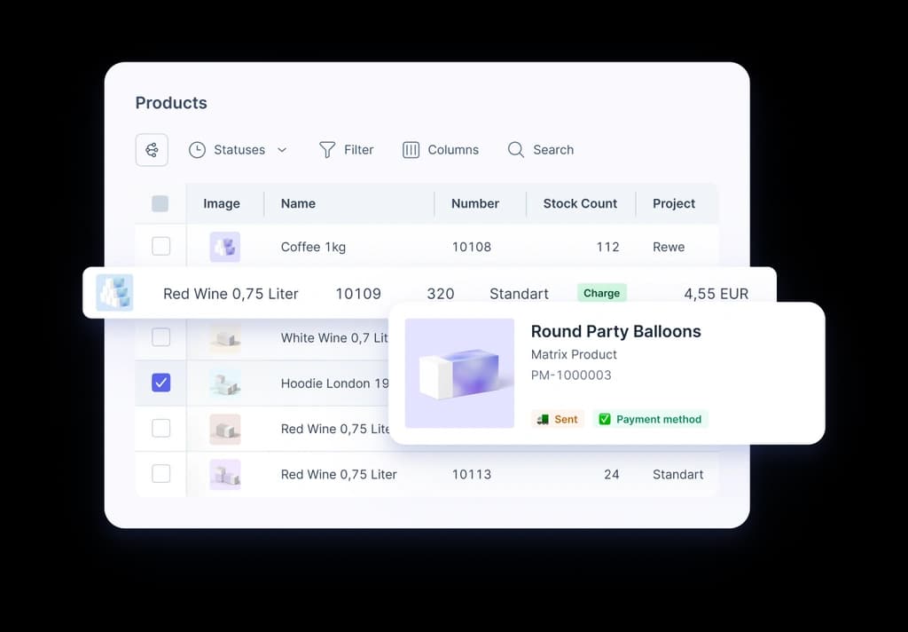 Illustration for Efficient production management with Xentral ERP